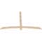 Ekena Millwork Bellingham Smooth Timber Gable Bracket, Douglas Fir, 72"W x 45"H x 1 1/2"D x 3 1/2"F, 15/12 Pitch GBW072X45X0204BEL00SDF - alternate 3